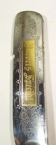 Altes Rasiermesser Peres Barrel Brand Barbers Special vor 1945 razor !