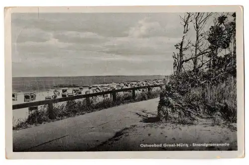 Ak Ostseebad Graal - Müritz Strandpromenade  (A4163