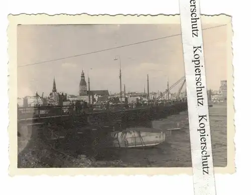 Foto Riga Juli 1941 Brücke Lettland