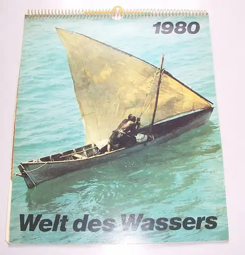 DDR Kalender Welt des Wasser 1980 vollständig