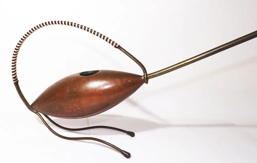 Alte Gießkanne Kakteengießkanne Zimmerpflanzen Kanne Kupfer Bauhaus Design 3