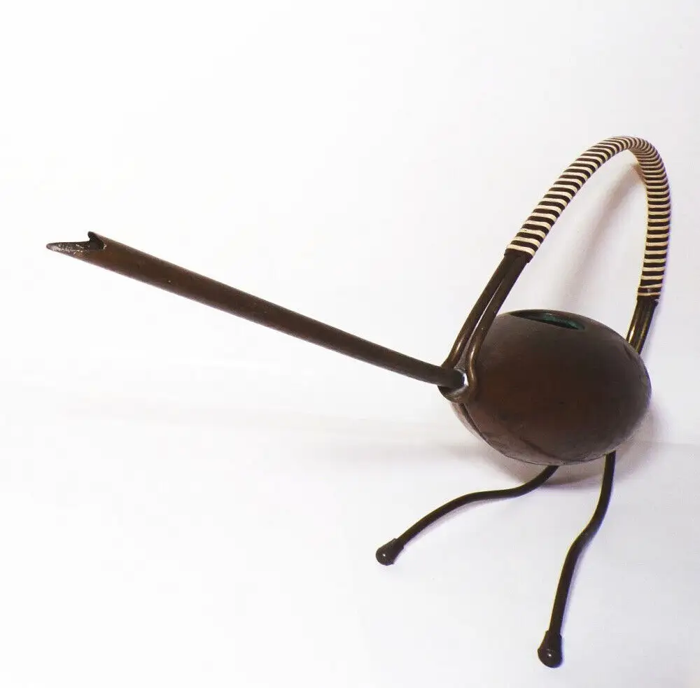 Alte Gießkanne Kakteengießkanne Zimmerpflanzen Kanne Kupfer Bauhaus Design 6