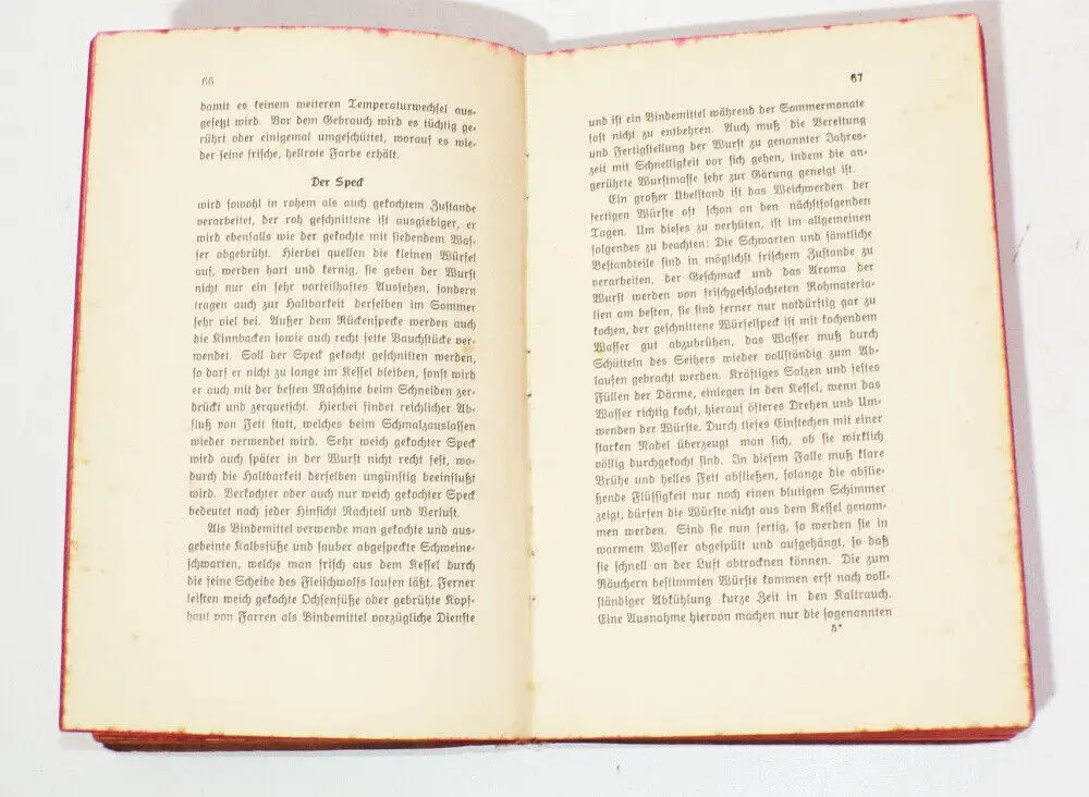 Süd und Mitteldeutsche Wurst u Fleischwaren Fabrikation 1913 Metzger Fleischer 1