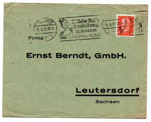 Brief 1932 Ernst Berndt GmbH Leutersdorf Sachsen