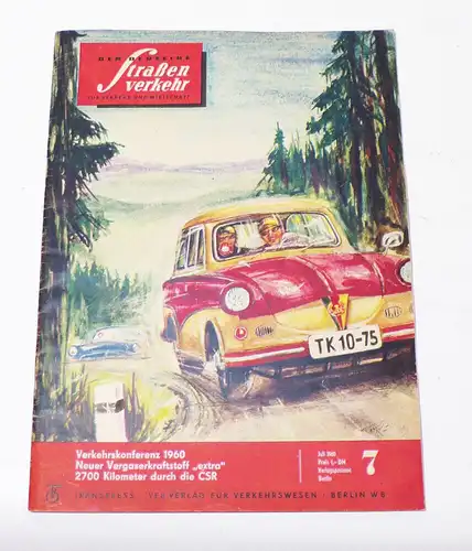 Der deutsche Straßenverkehr 7  1960 Nürburgring CSR  Kurort Rally  