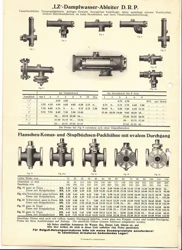 Prospekt Friedrich Dittrich Leipzig Röhren - & Armaturen Großhandlung Klempner