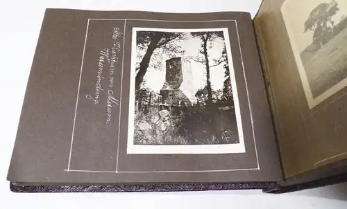 Fotoalbum Ostfriesland Windmühle Moorbagger Moor Erdöl Quelle  Wietze 1925