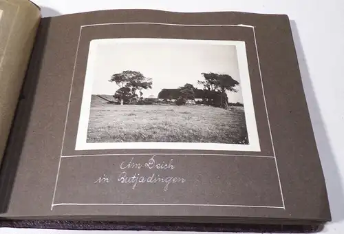 Fotoalbum Ostfriesland Windmühle Moorbagger Moor Erdöl Quelle  Wietze 1925