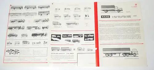 Preisliste 1975 Wiking Verkehrsmodelle