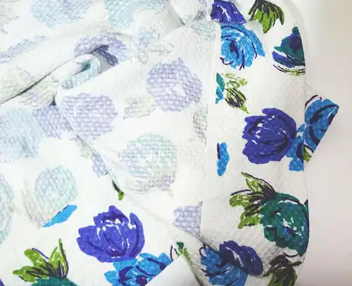 Vintage Kleid DDR Handmade Vintage 1960er Fasion Sommerkleid Blumen