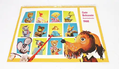 Gute Bekannte Kinderkalender 1968 DDR Geburtstagsgeschenk