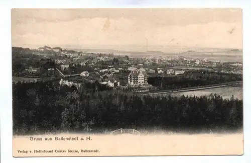 Ak Gruss aus Ballenstedt am Harz Sachsen-Anhalt