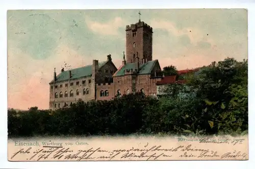 Ak Eisenach Wartburg von Osten Thüringen