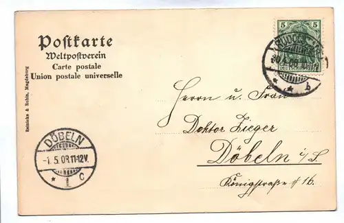 Ak Rudolstadt Panorama Justinshöhe Thüringen