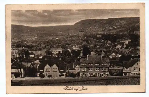 Ak Blick auf Jena Berge Stadt Thüringen