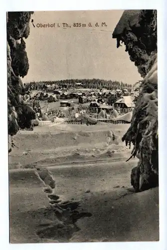 Ak Oberhof in Thüringen im WInter