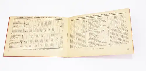 Taschenfahrplan Döbeln und Umgebung 1937 ADCA Omnisbus Eisenbahn Fahrplan