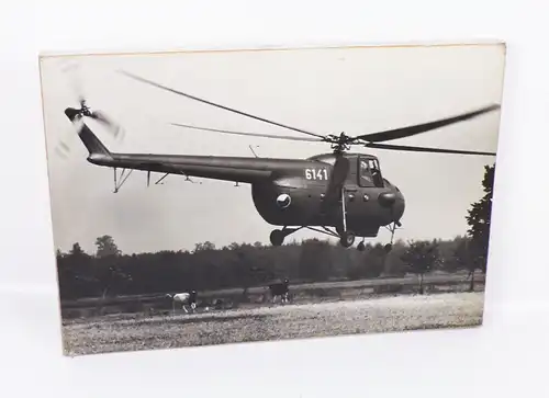 Fotografie polnischer Hubschrauber Armee Militär Polen 1970er DDR Foto Wandbild