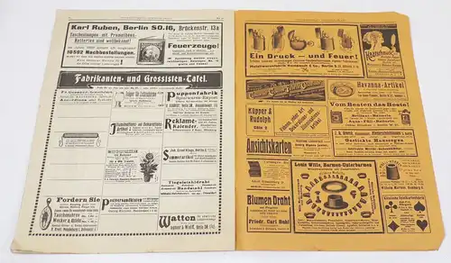 Alter Anzeiger Internationales Offerten Blatt 1912 Nr 34 viele Werbeanzeigen