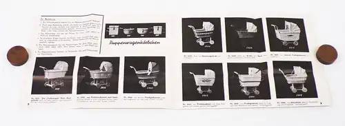 Katalog Vereinigte Korbwaren Fabriken Neuensorg Lichtenfels Puppenwagen 1930er