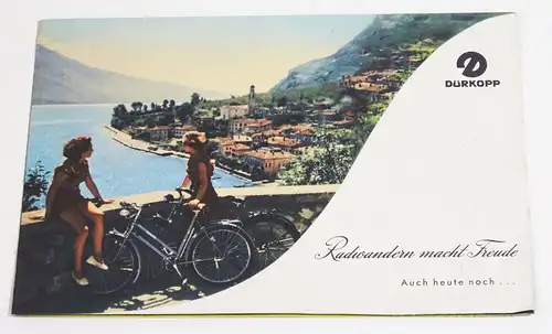 Dürkopp Fahrrad Prospekt Radwandern macht Freude um 1960 