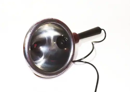 Handlampe Wärmelampe Wärmestrahler Rotlicht PGH Elektro Medizin 1950er