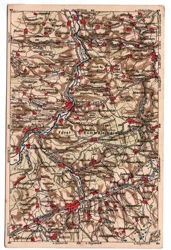 Landkarten Ak Hummelshain Pößneck um 1910