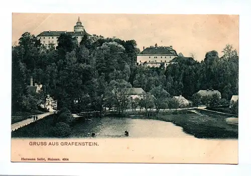 Ak Gruss aus Grafenstein Liberec Reichenberg