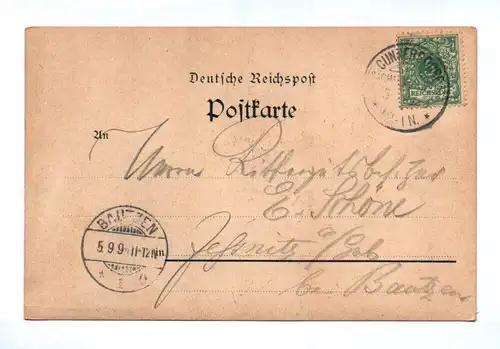 Ak Gruss vom Papstein sächsische Schweiz DR