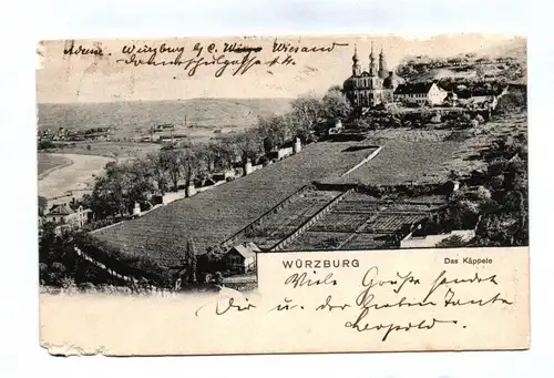 Ak Würzburg Das Käppele DR 1903 Bayern