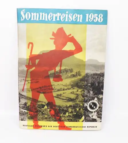 Sommerreisen 1958 Deutsches Reisebüro der DDR DER