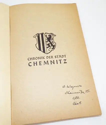 Chemnitz Die Industrie und Handelsstadt 1930er