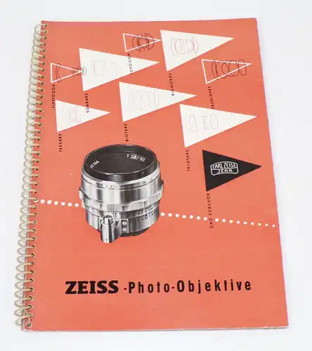 Zeiss Photo Objekte 1955 Broschüre Reklame