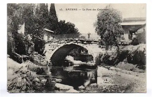 Ak Smyrna Izmir Türkei Smyrne Le Pont des Caravanes um 1910