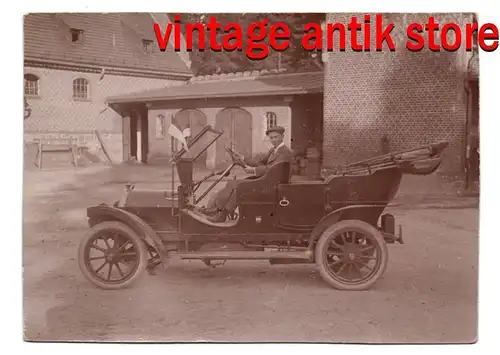 Fotografie Automobil um 1910 PKW Auto Oldtimer