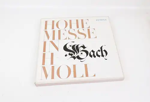 Bach Hohe Messe in H Moll Box Stereo Stader Wagner Haefliger Adam Kreuzchor