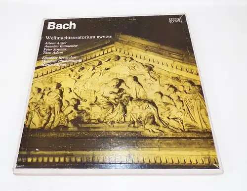 Bach Weihnachtsoratorium  BWV 248 Box Stereo 826690-692 Burmeister Schreier Adam