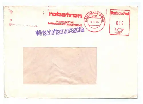 Wirtschaftsdrucksache robotron 1985 DDR elektronische Datenverarbeitungssysteme