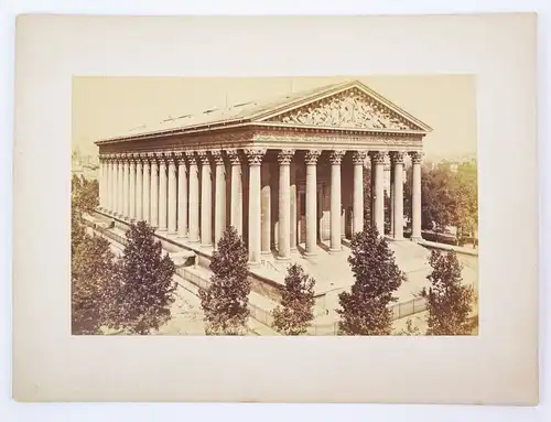 Fotografie Paris La Madeleine um 1890 Frankreich Foto