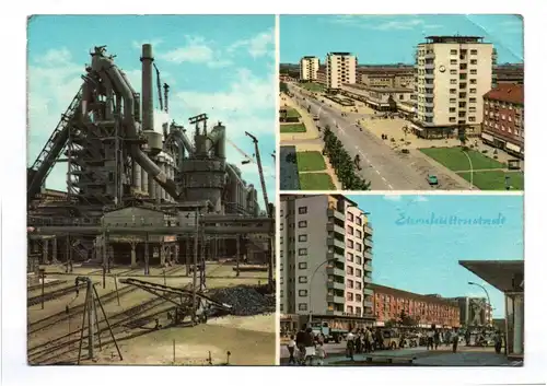 Ak Eisenhüttenstadt Mehrbild 1968 DDR