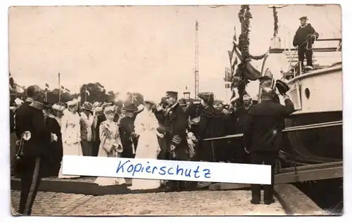 Foto Ak Zar Nikolaus von Russland Romanow Ankunft um 1905 Adel