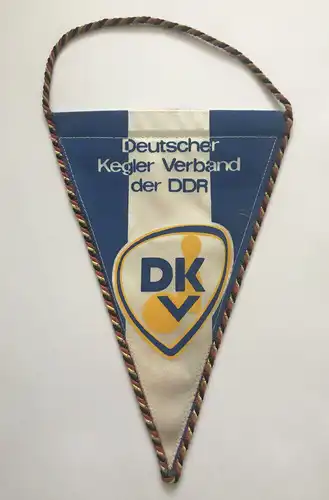 Deutscher Kegler Verband der DDR DKV Wimpel