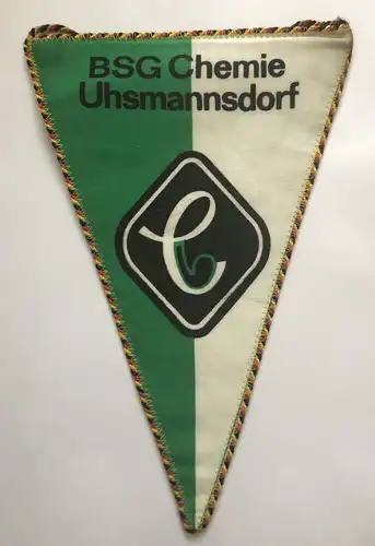 Sektionen Fußball Kegeln Billard Gymnastik BSG Chemie Uhsmannsdorf Wimpel