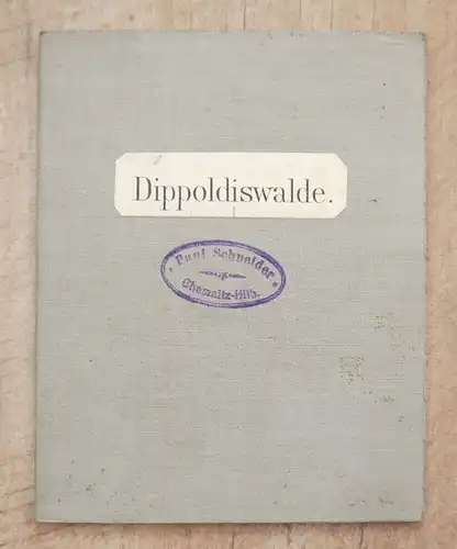 Karte Dippoldiswalde 1912 Sachsen 1:25000 Alte Landkarte