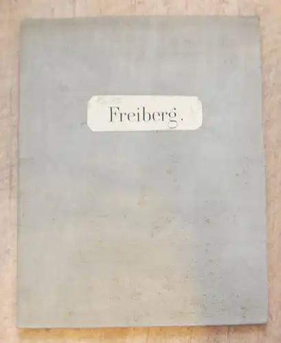 Alte Landkarte Freiberg 1911 Lithographie Karte 1:25000