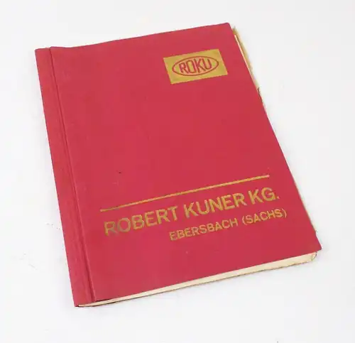 Hefter Reklame Papiere Raguhn Maschinenbau Kessel Übigau 1930er 
