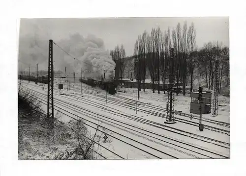 Foto Dampflok 12.02.1970 Winter 24 262 Dampflokomotive 052 428