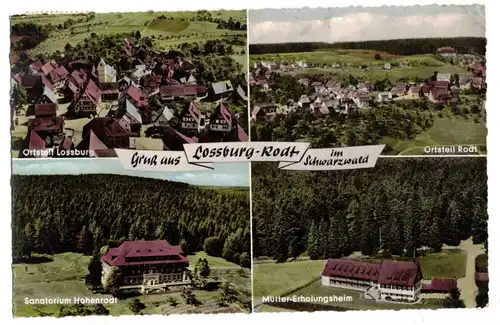 Ak Gruß aus Lossburg Rodt im Schwarzwald 1963