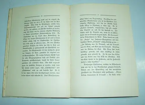 Reines Menschentum von August von Reinhardt 1911 Unger Verlag Berlin