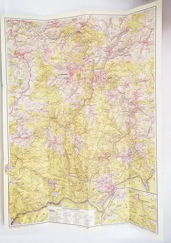 DDR Wanderkarte Auersberggebiet Johanngeorgenstadt Eibenstock DDR